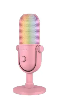 Razer Seiren V3 Chroma, USB, Condenser Microphone, Quartz Pink