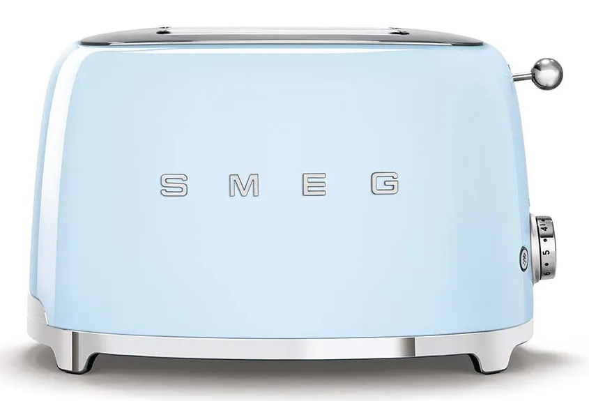 (Löytönurkka) Smeg TSF01PBEU - leivänpaahdin, 2 viipaletta, sininen