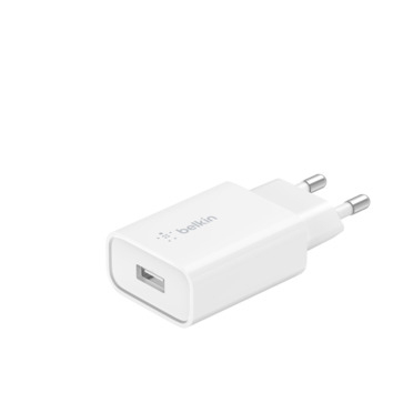 Single USB-A Wall Charger 18W QC3 White