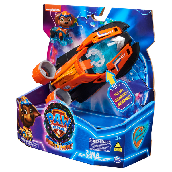 Spin Master Paw Patrol Mighty Movie - Basic vehicle from Zuma with puppy figure, toy vehicle