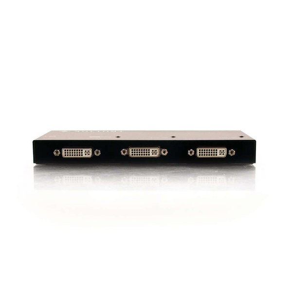Cbl/2-port DVI Splitter Extender w/HDCP