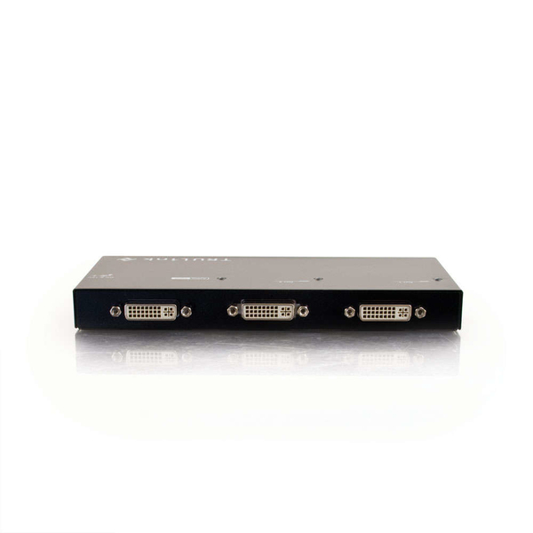 Cbl/2-port DVI Splitter Extender w/HDCP