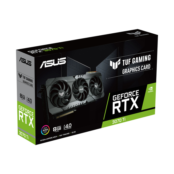 Asus GeForce RTX 3070 Ti TUF 8 Gt -n&auml;yt&ouml;nohjain