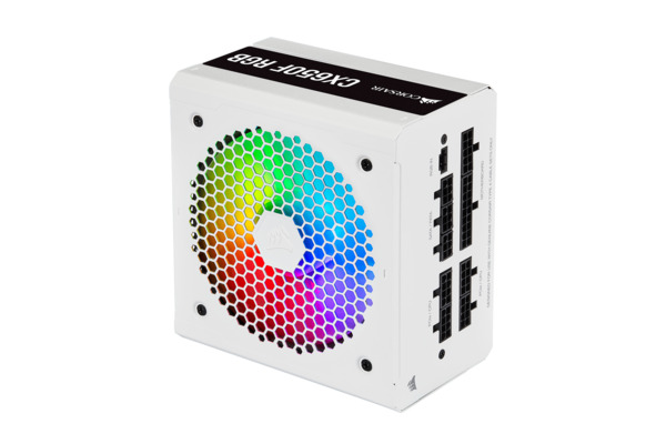 Corsair CX Series RGB White CX650F 650W - PSU, 80 Plus Bronze