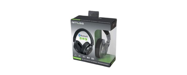 Muse M-278 FB tr&aring;dl&ouml;sa over-ear h&ouml;rlurar, svart