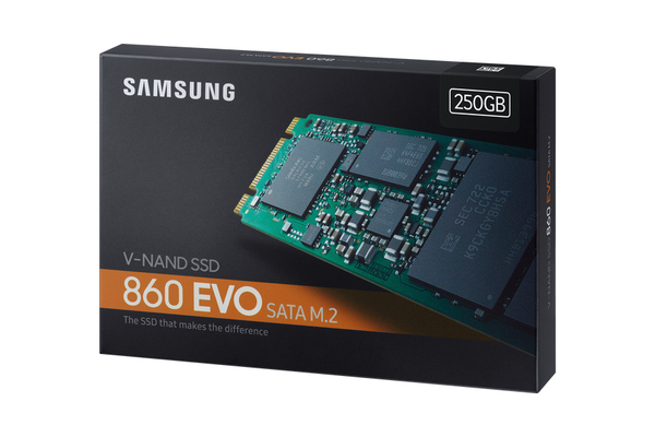 Samsung 860 EVO 250 GB, SATA III, mSATA - SSD