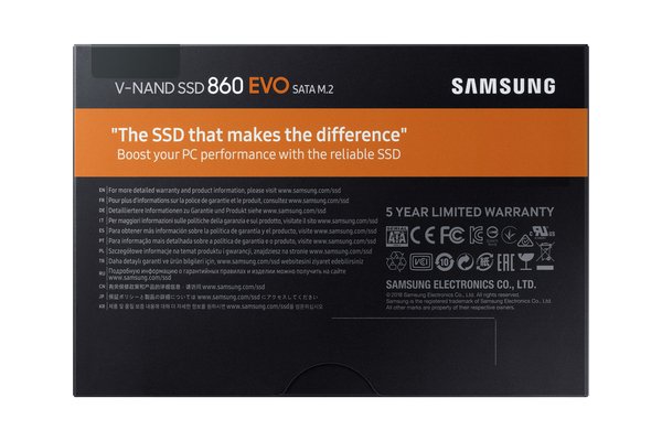 Samsung 860 EVO 250 Gt, SATA III, mSATA -SSD-levy
