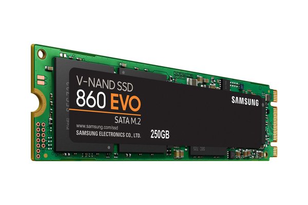 Samsung 860 EVO 250 Gt, SATA III, mSATA -SSD-levy