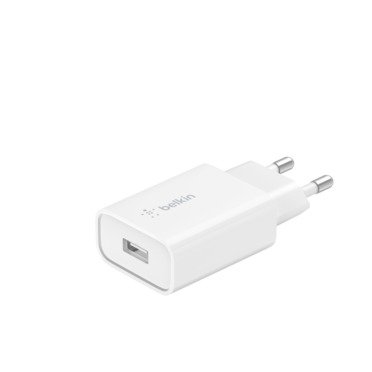 Single USB-A Wall Charger 18W QC3 White