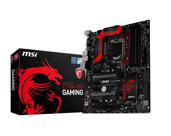 MSI Z170A-G45 Gaming, ATX moderkort