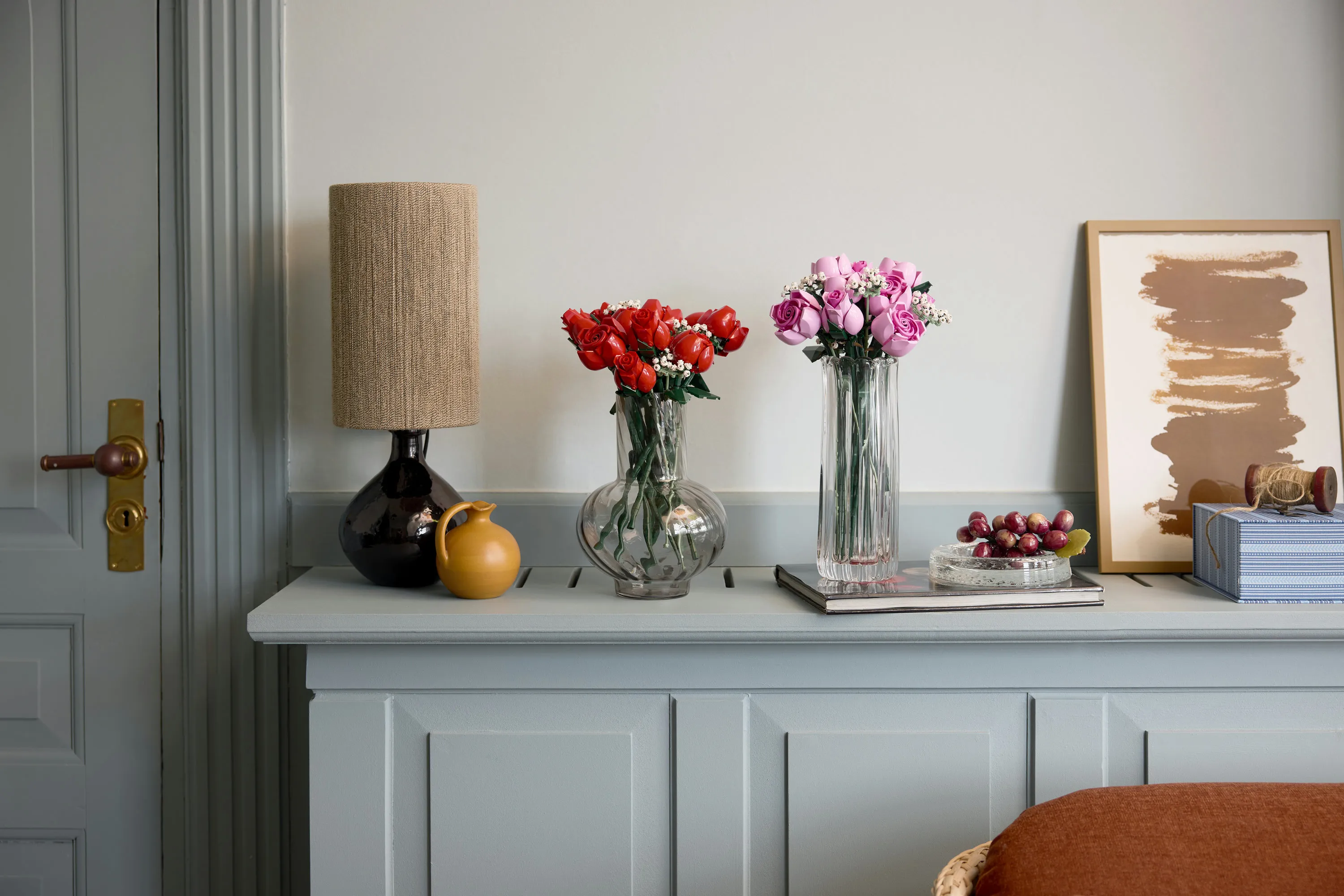 LEGO Botanicals Vaaleanpunainen ruusukimppu 10374