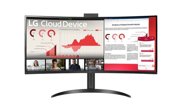 LG 34CR650N-6N Celeron N5105, 4 Gt, 16 Gt eMMC All-in-one -pöytäkone, musta