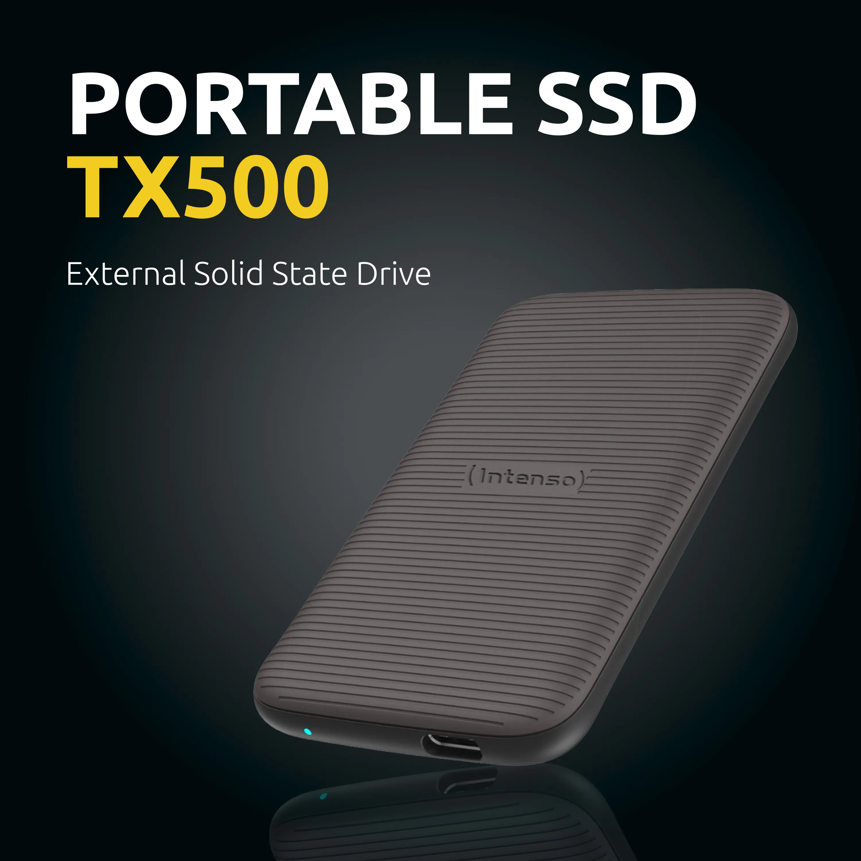 Intenso TX500 2 TB USB-C - extern SSD, Brun