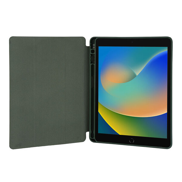 GEAR Tablet Cover Soft Touch Green iPad 10.2" 19/20/21 & iPad Air 10.5" 2019