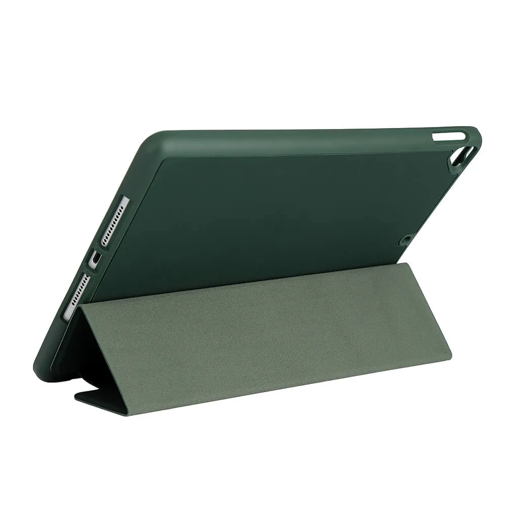 GEAR Tabletfodral Soft Touch Gr&ouml;n iPad 10.2" 19/20/21 &amp; iPad Air 10.5" 2019
