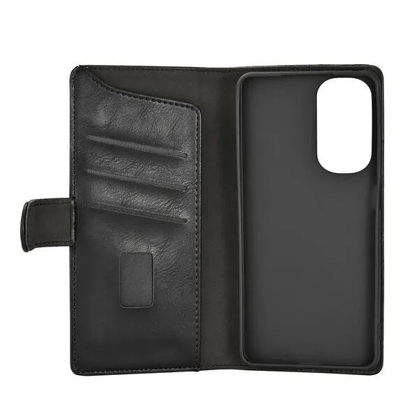 GEAR Wallet, Moto Edge 30 - pl&aring;nboksfodral, Svart