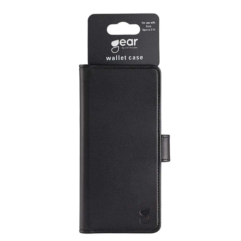 GEAR Wallet, Xperia 5 III - Wallet Case, Black