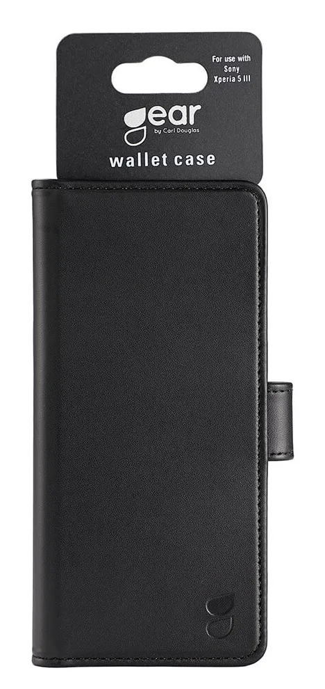 GEAR Wallet, Xperia 5 III - Wallet Case, Black