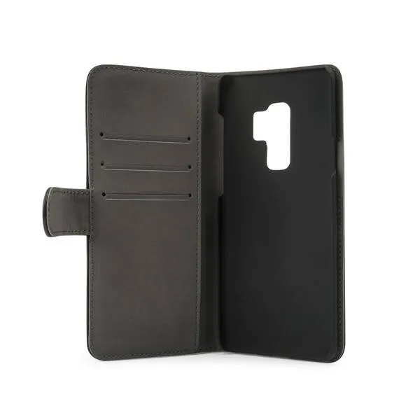 GEAR Wallet, Galaxy S9+ - plånboksfodral, Svart