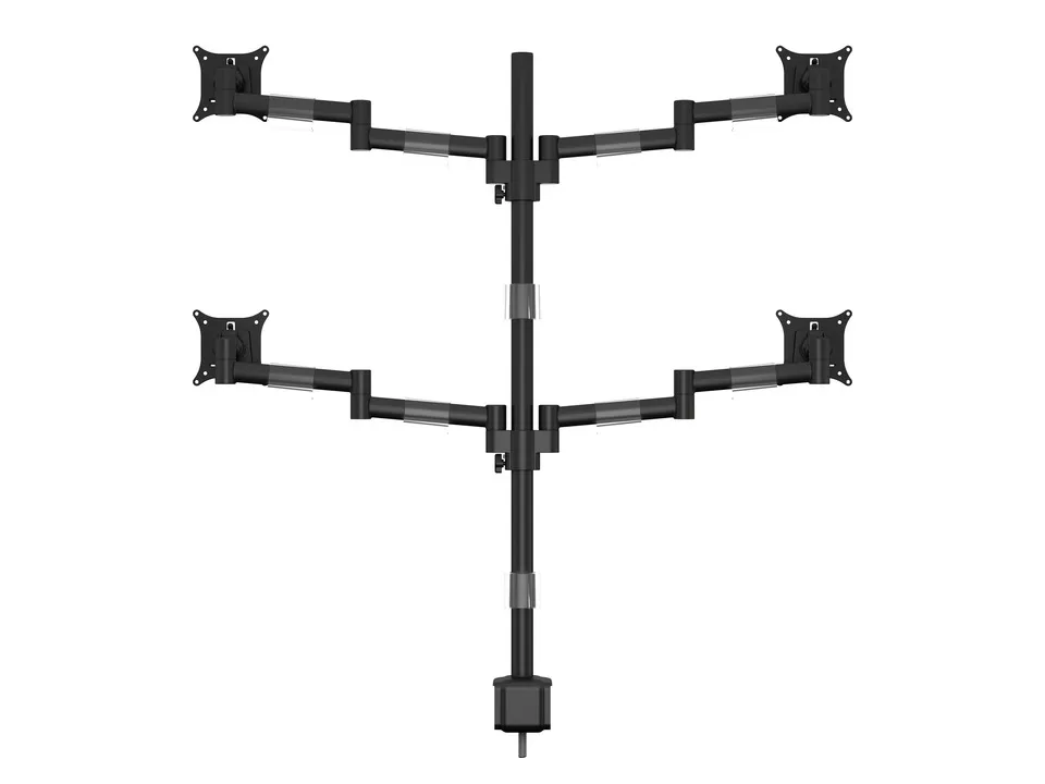 Multibrackets M VESA Deskmount Officeline Quad - monitor arm, musta, 15"-30", 4x8kg