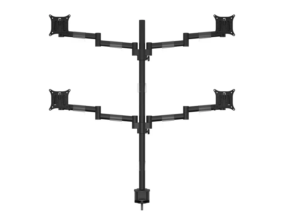 Multibrackets M VESA Deskmount Officeline Quad - monitor arm, musta, 15&quot;-30&quot;, 4x8kg