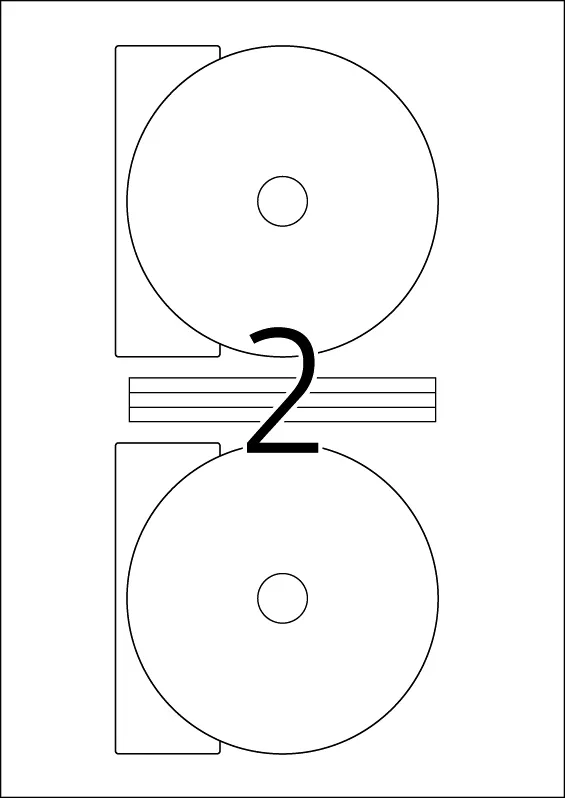 Herma label Special CD maxi &oslash;116 (20)