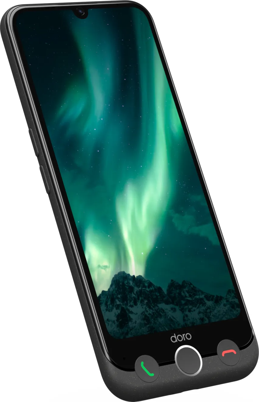 Doro Aurora A31 4G, Android - mobiltelefon, Grafit-gr&aring;