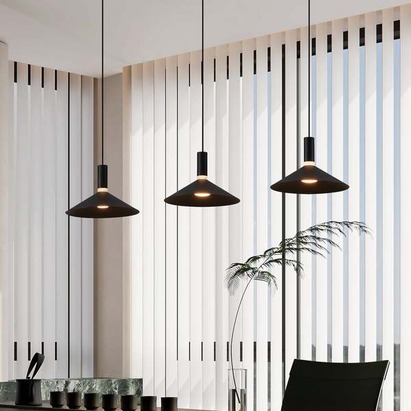 EGLO CONOMAVILLA-Z - Long table pendant light, black