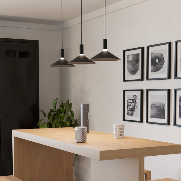 EGLO CONOMAVILLA-Z - Long table pendant light, black