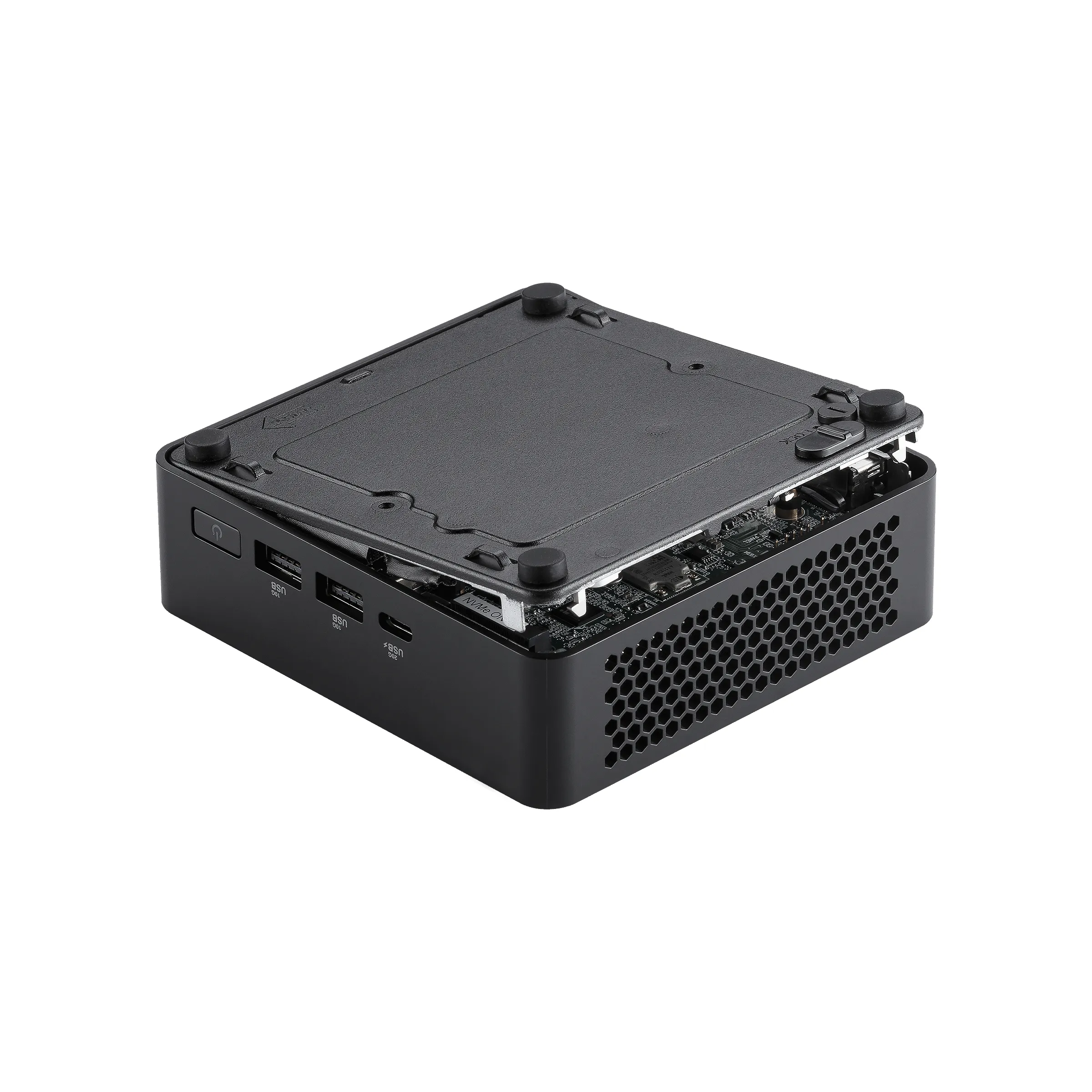 ASUS NUC 14 Pro Core Ultra 7 155H, 32 Gt, 512 Gt, Win 11 Pro -minitietokone, musta