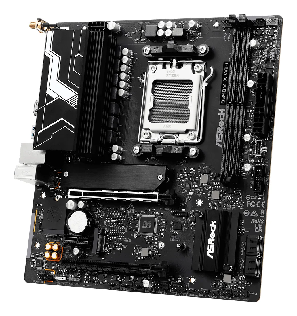 ASROCK B850M-X WiFi AM5 DDR5 mATX -emolevy
