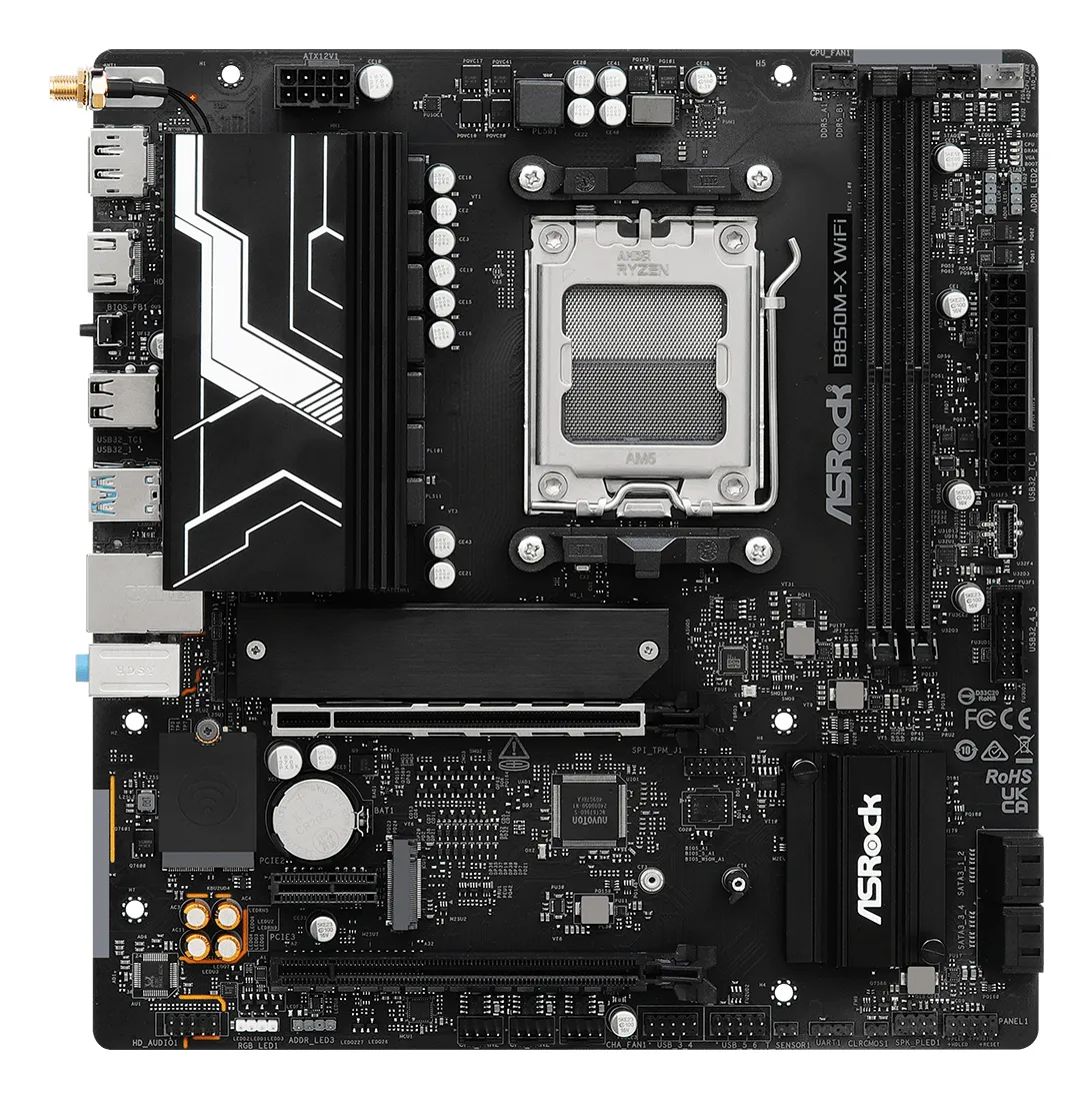 ASROCK B850M-X WiFi AM5 DDR5 mATX -emolevy