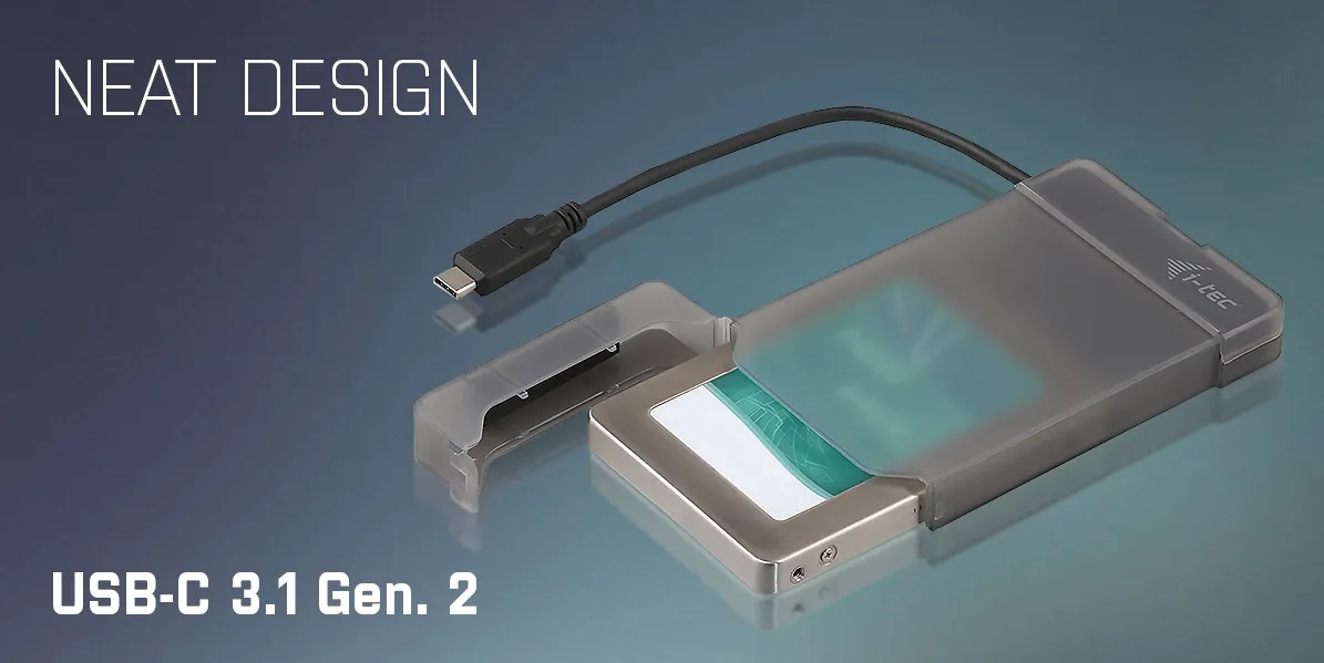 I-TEC MYSAFE EASY 2.5IN USB-C EXTERNAL CASE USB-C 3.1 GEN 2