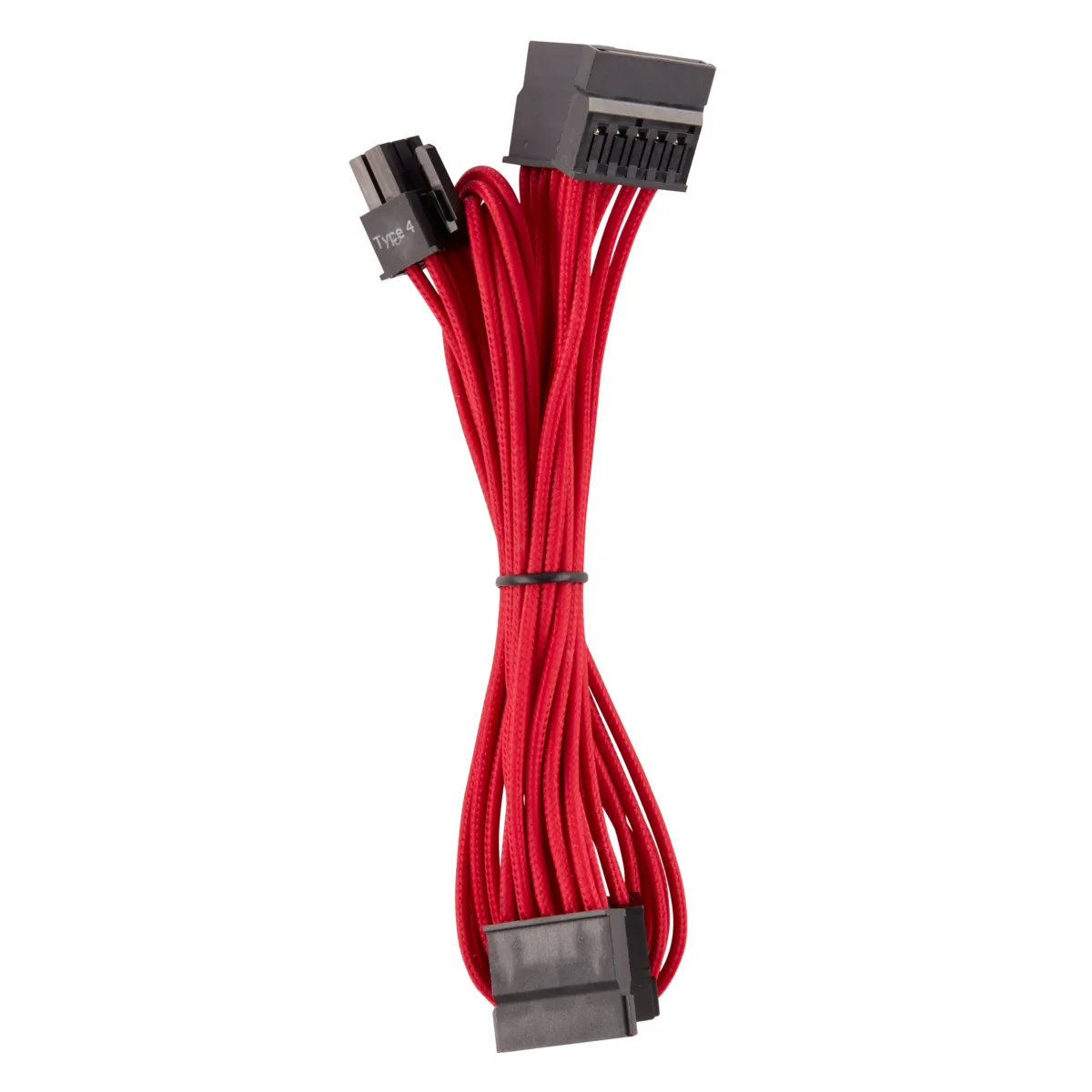 Cors. DC Cable Pro Kit Gen 4 Indiv. Sleeved, Type 4, RD