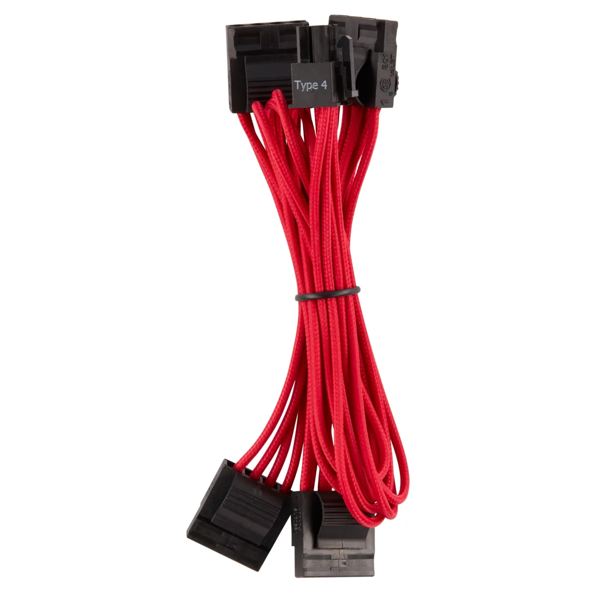 Cors. DC Cable Pro Kit Gen 4 Indiv. Sleeved, Type 4, RD