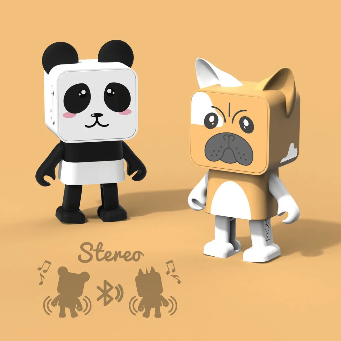 MOB Dancing Animals wireless speaker Bulldog