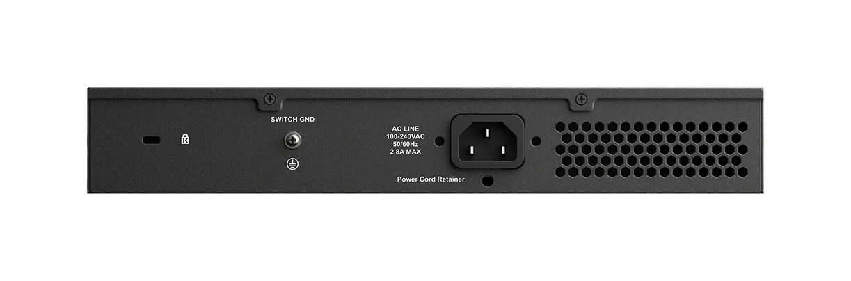 D-Link DGS-1010MP/E - 10-porttinen hallitsematon Gigabitin Power over Ethernet -kytkin, Musta
