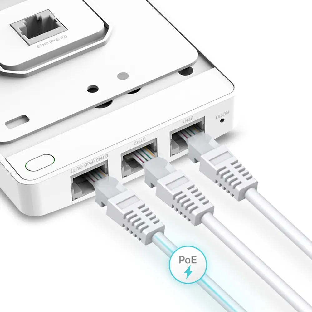 TP-Link Omada EAP235 Wall, AC1200, Wi-Fi 5 - accesspunkt TP-Link Omada EAP235 Wall, AC1200, Wi-Fi 5 - accesspunkt