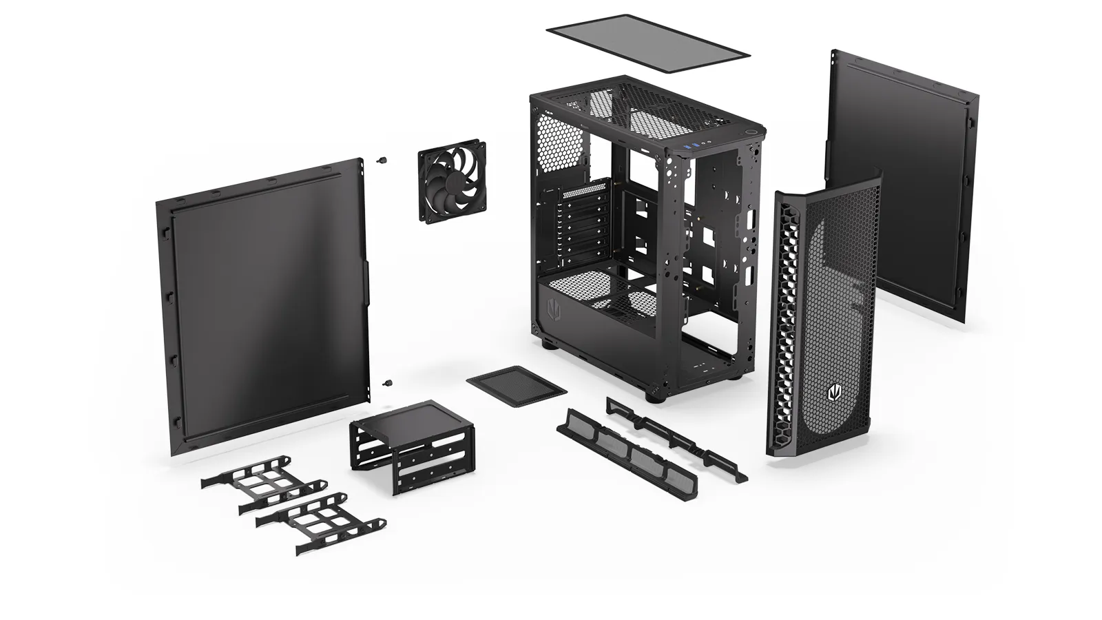 Endorfy Signum 300 Solid - Mid Tower case, Black