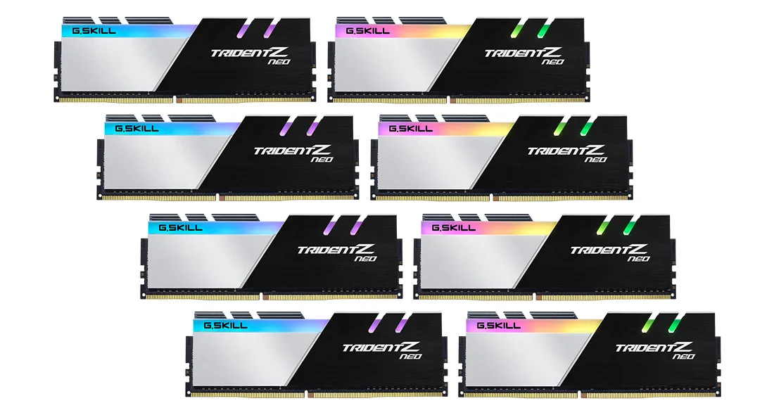 G.Skill 256GB (8x32GB) DDR4 3200MHz Tridnent Z Neo CL16 1.35V
