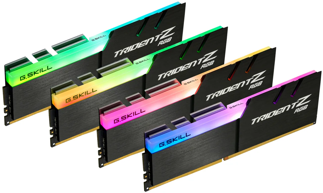 G.Skill Trident Z RGB 32 GB (4 x 8 GB) DDR4 4266 MHz, CL17 - minne, Svart