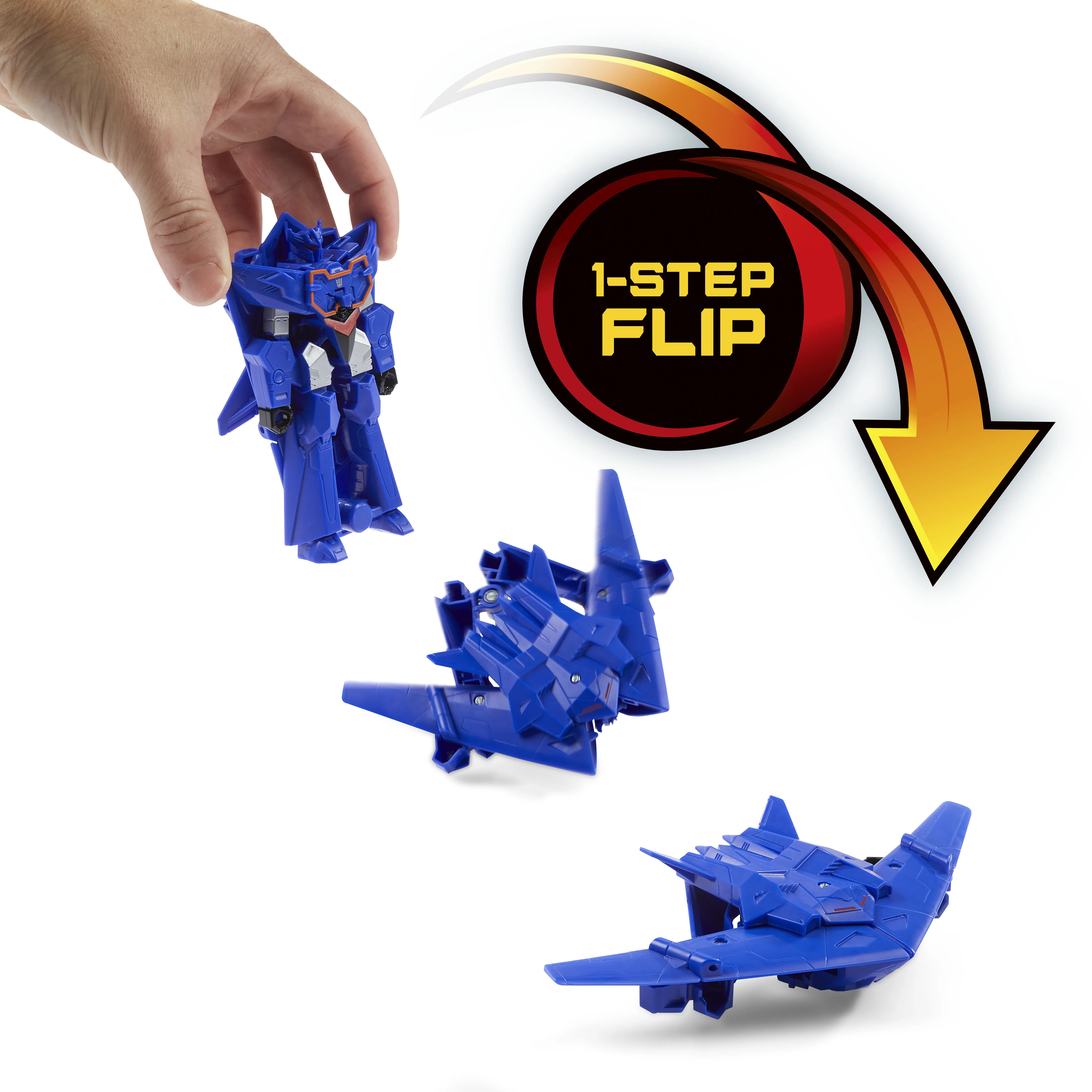 Hasbro Transformers EarthSpark 1-Step Flip Changer Soundwave Toy Figure (10 cm Tall)