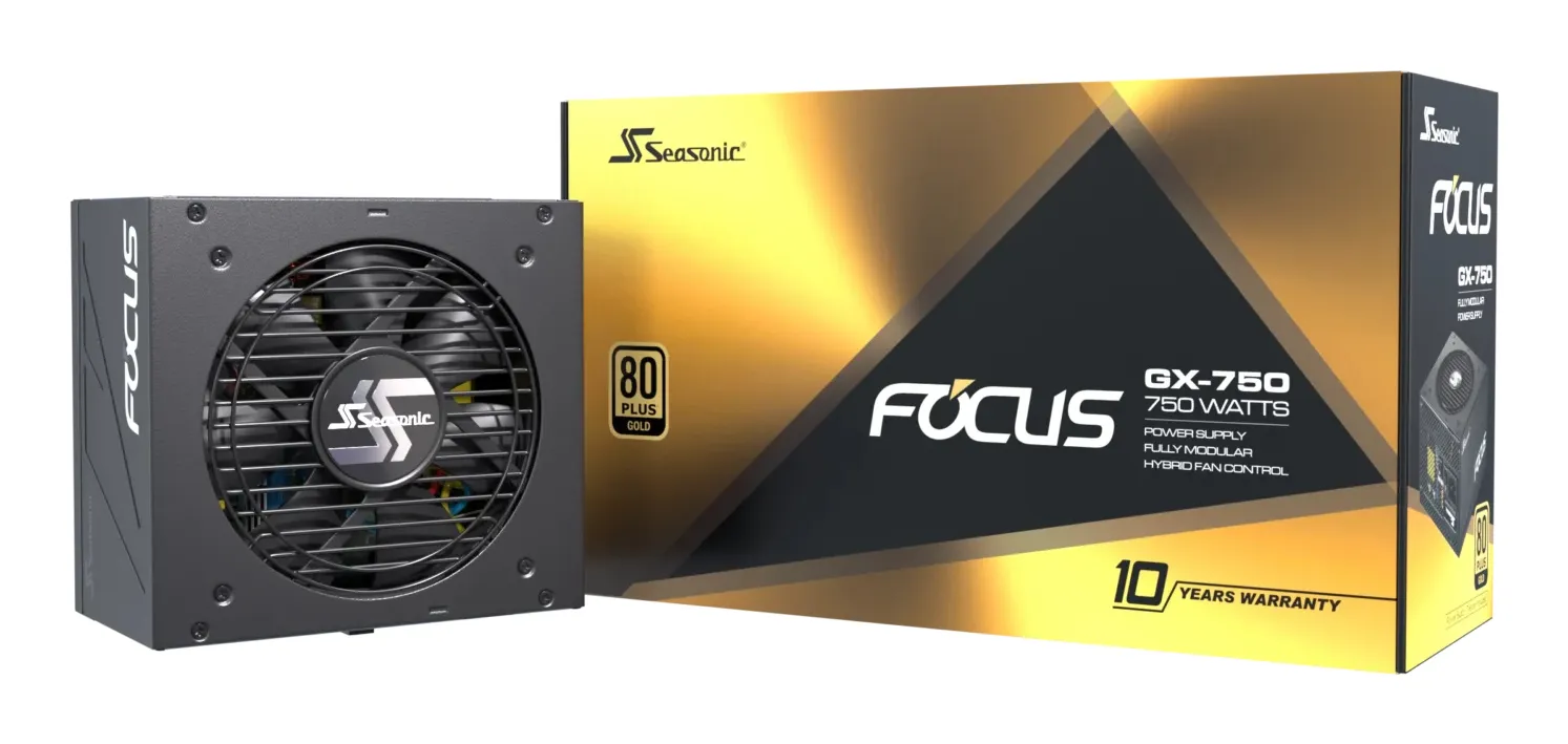 Seasonic Focus GX 750W - power supply, 80 Plus Gold