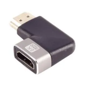 MicroConnect HDMI 8k 90&deg; right angeled F-M 8K 60Hz / 4K 120Hz