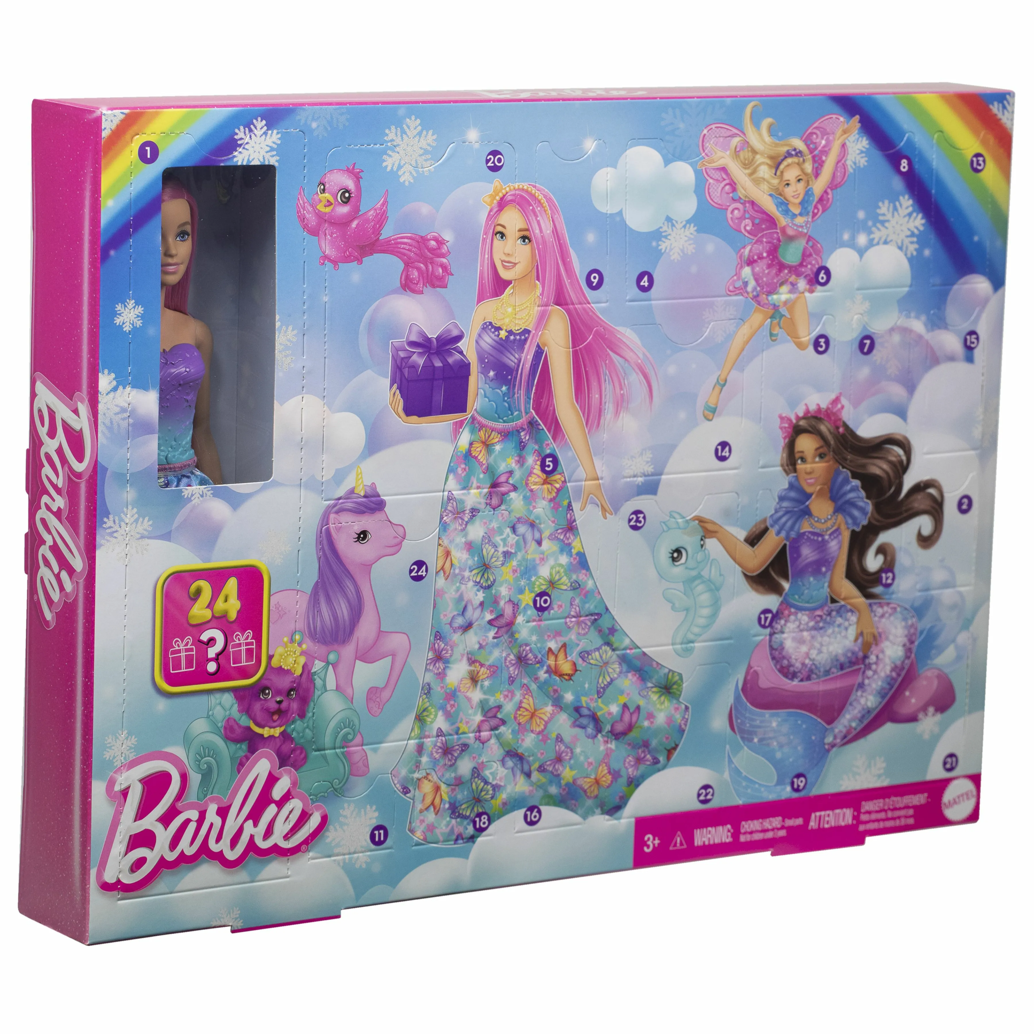 Mattel Barbie Dreamtopia Advent Calendar, Doll