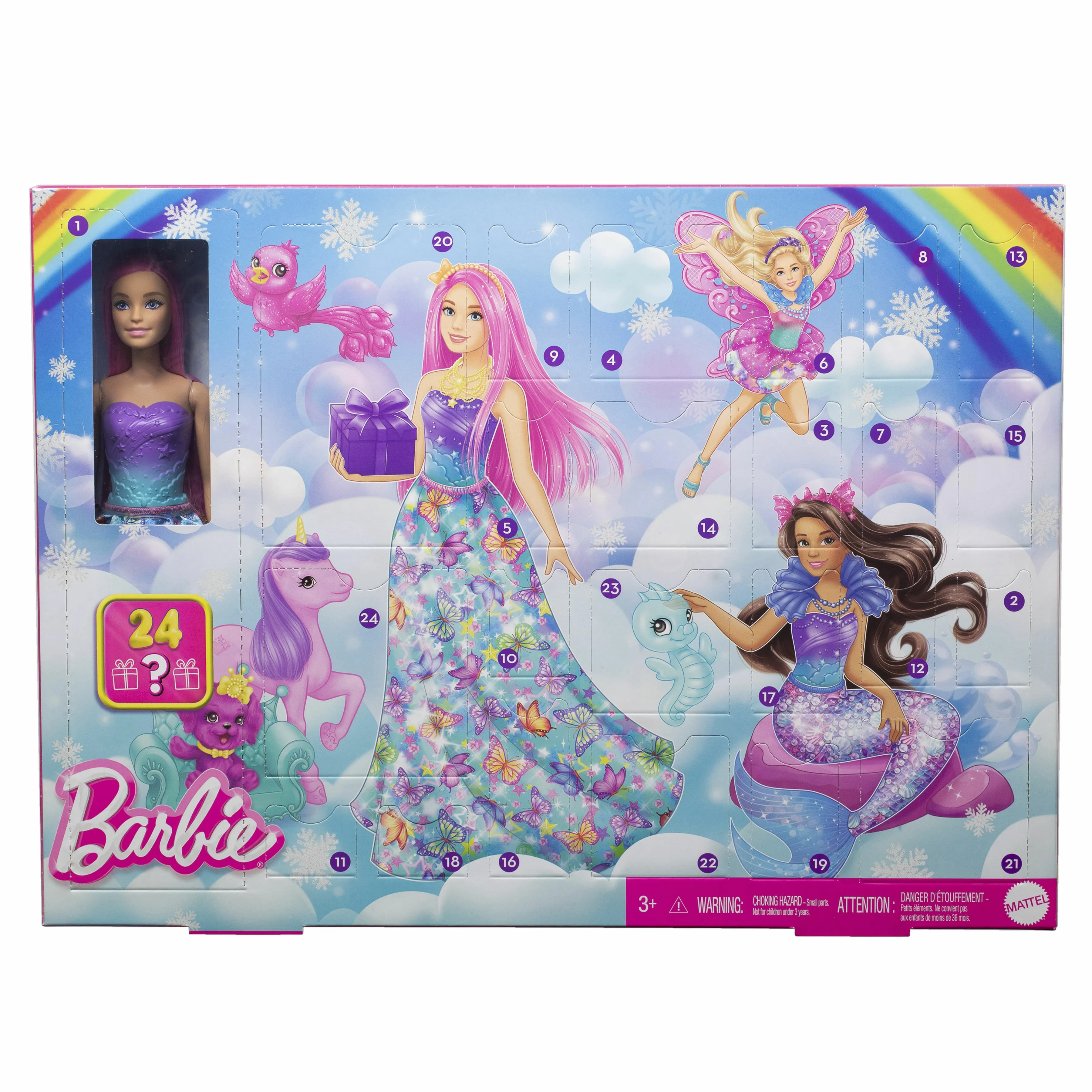 Mattel Barbie Dreamtopia Advent Calendar, Doll