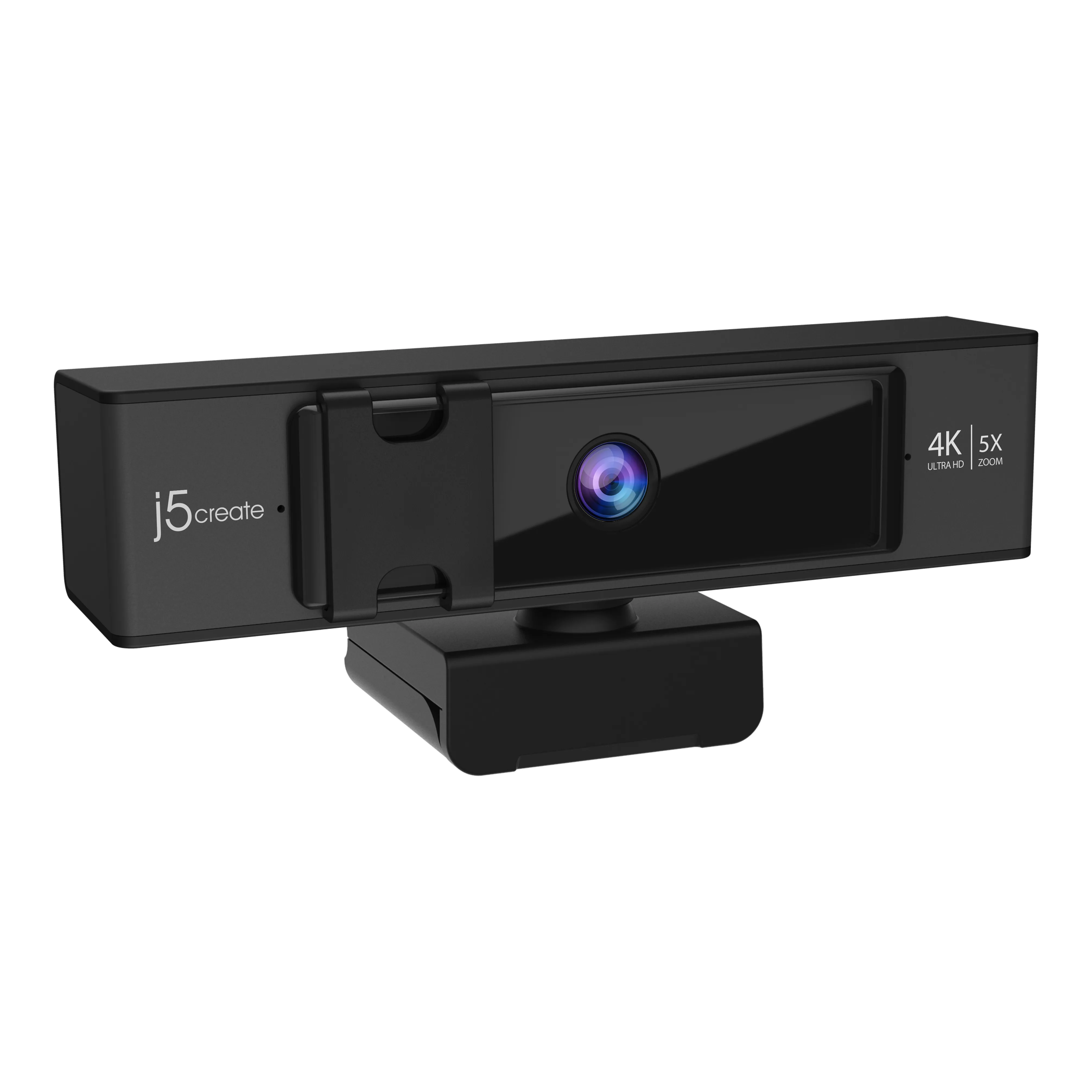 J5 Create 4K Ultra HD, 5x Digital Zoom - webcam, black