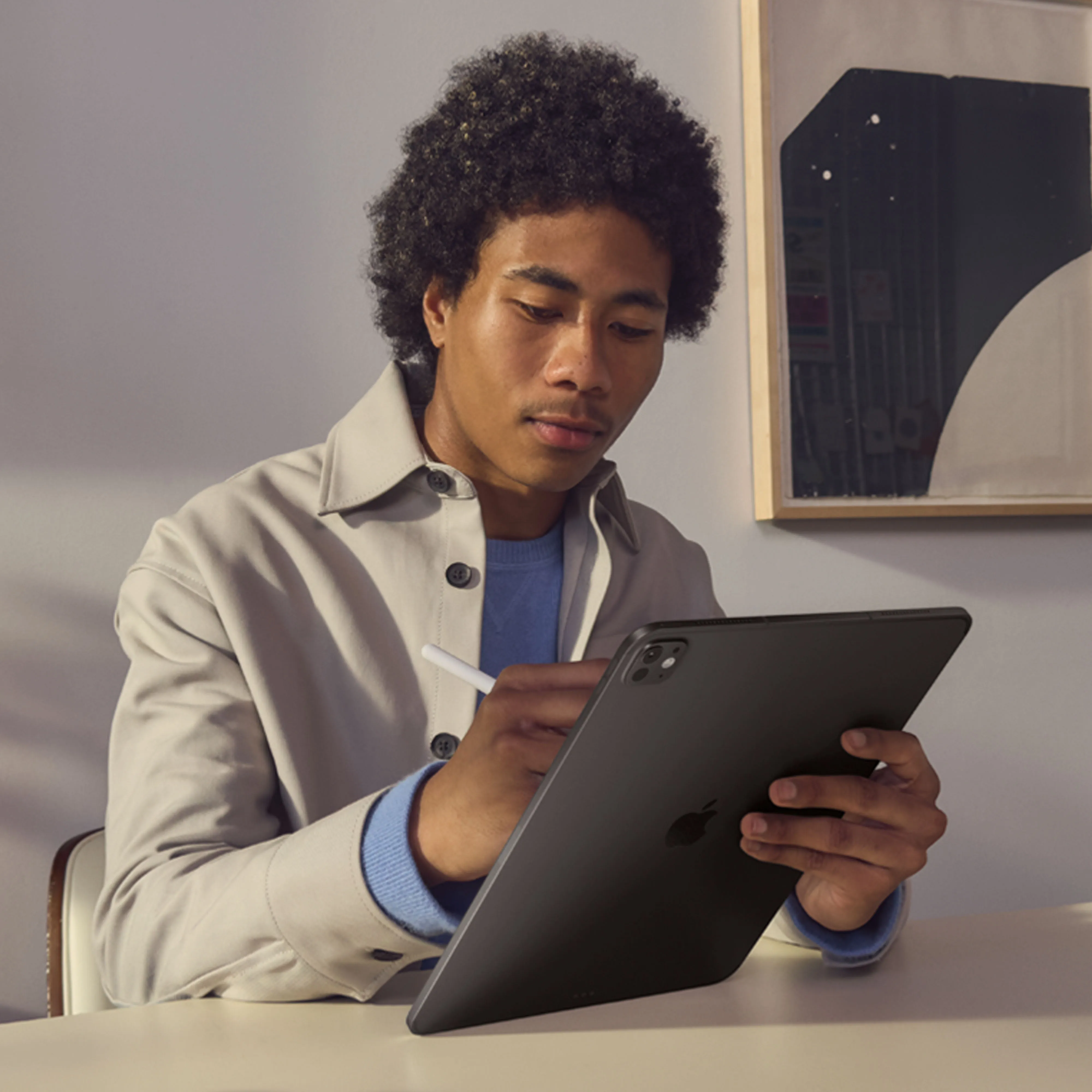Apple iPad Pro 11" M5, 2 Tt Wi-Fi -tabletti, hopea, nanopinnoitettu lasi