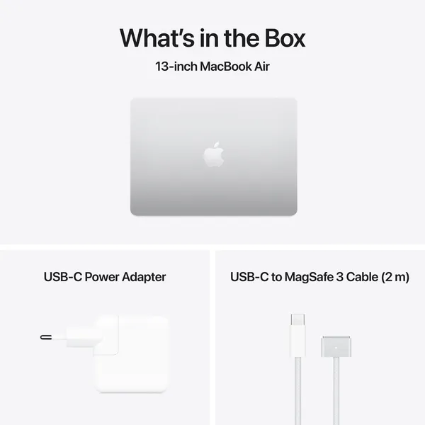 Apple MacBook Air 13&quot; M4 (10/10) 16GB, 512GB - notebook, Silver, MW0X3
