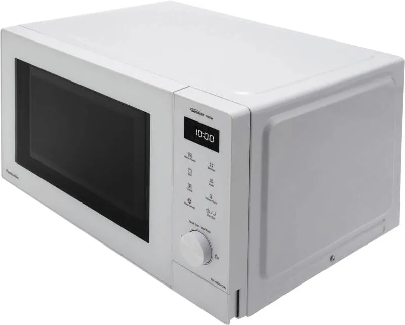 Panasonic NN-GD34QWEPG Inverter-grillimikroaaltouuni, 1000 W, 23 L, harmaa/valkoinen